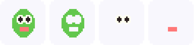 An image split into colour-region layers